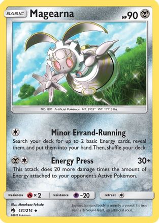Magearna 131/214 - SM  Lost Thunder Reverse Holofoil