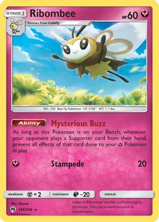Ribombee 146/214 - SM  Lost Thunder