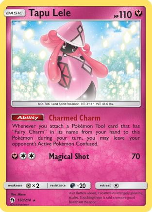 Tapu Lele 150/214 - SM  Lost Thunder Reverse Holofoil