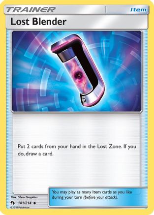 Lost Blender 181/214 - SM  Lost Thunder Reverse Holofoil