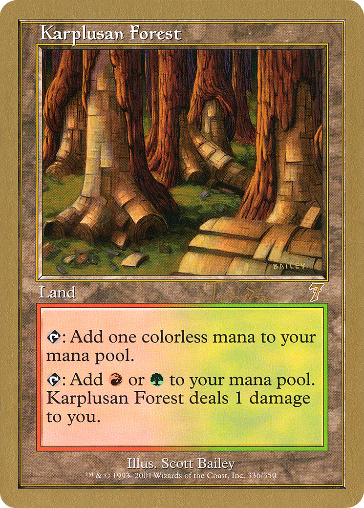 Karplusan Forest (WCD-) - World Championship Decks 2001