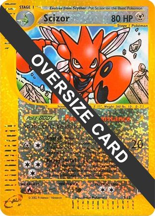 Scizor 007/12 - Jumbo Cards Reverse Holofoil