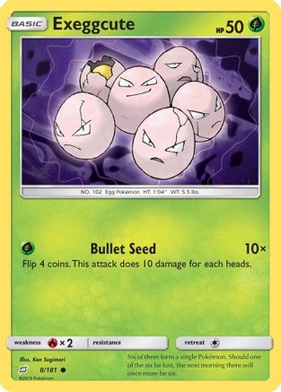 Exeggcute [8] (Team Up) Reverse Holofoil