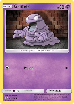 Grimer 062/181 - SM  Team Up Reverse Holofoil