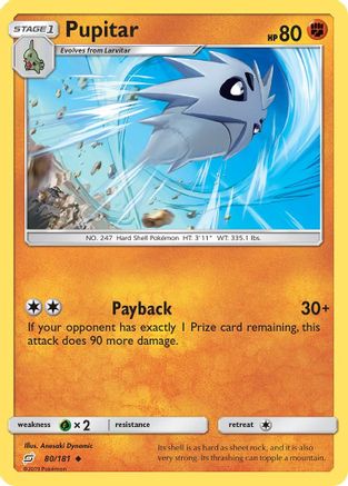 Pupitar 080/181 - SM  Team Up Reverse Holofoil
