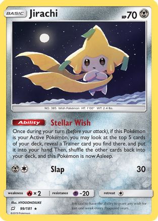 Jirachi 099/181 - SM  Team Up Holofoil