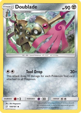 Doublade 108/181 - SM  Team Up Reverse Holofoil