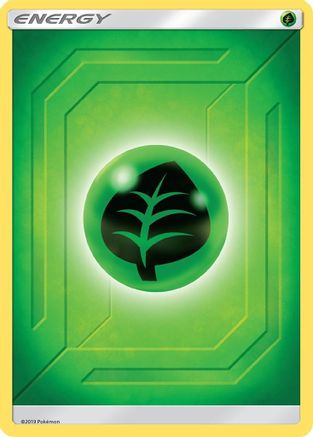 GrassEnergy (2019 Unnumbered)  - SM  Team Up Reverse Holofoil