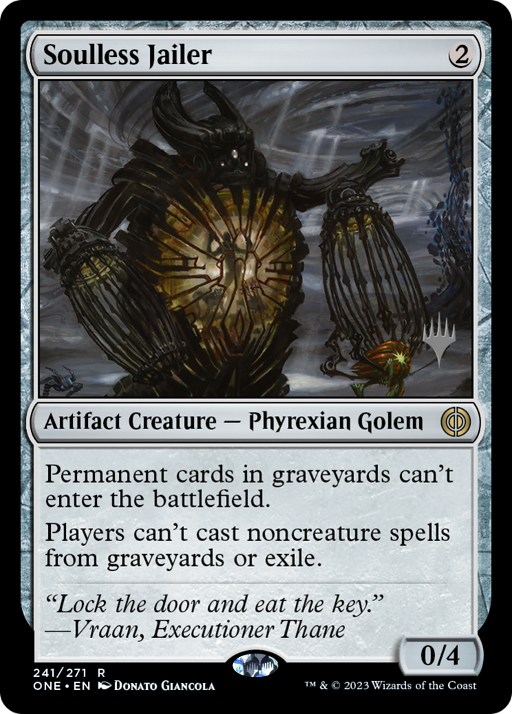 Soulless Jailer (PPONE-241P) - Phyrexia: All Will Be One Promos Foil