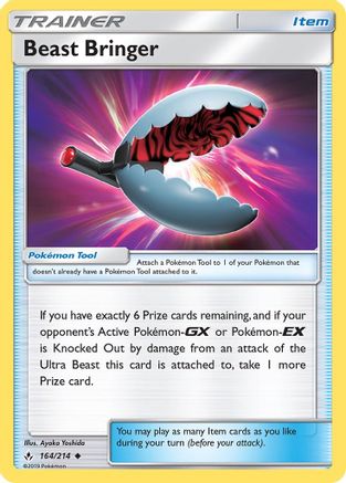 Beast Bringer 164/214 - SM  Unbroken Bonds Reverse Holofoil