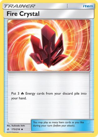 Fire Crystal 173/214 - SM  Unbroken Bonds