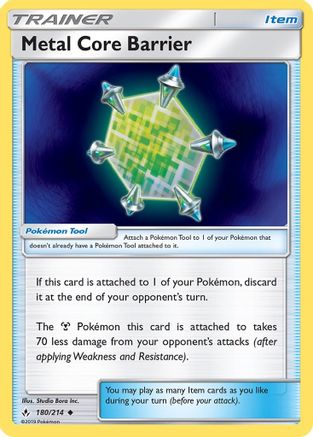 Metal Core Barrier 180/214 - SM  Unbroken Bonds