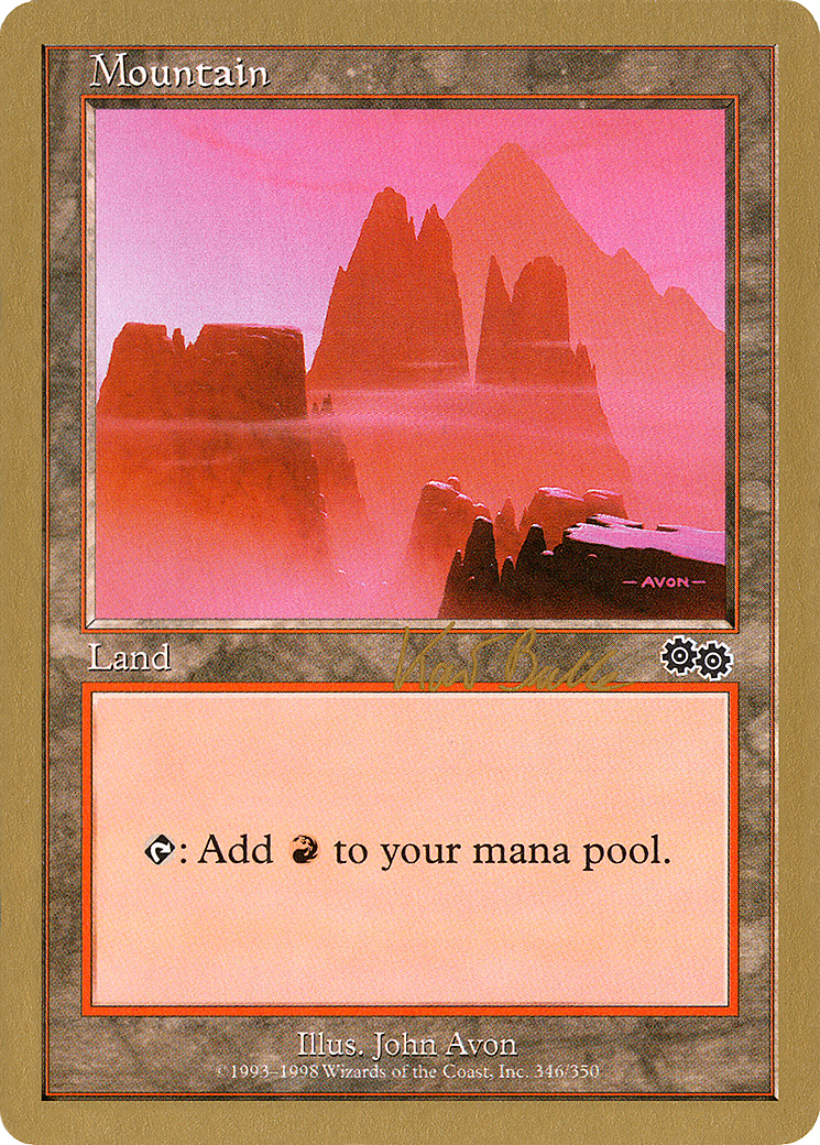 Mountain (WCD-KB346) - World Championship Decks 1999
