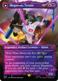 Megatron, Tyrant // Megatron, Destructive Force (BOT-026) - Transformers: (convertdfc, shatteredglass) (Borderless) Foil