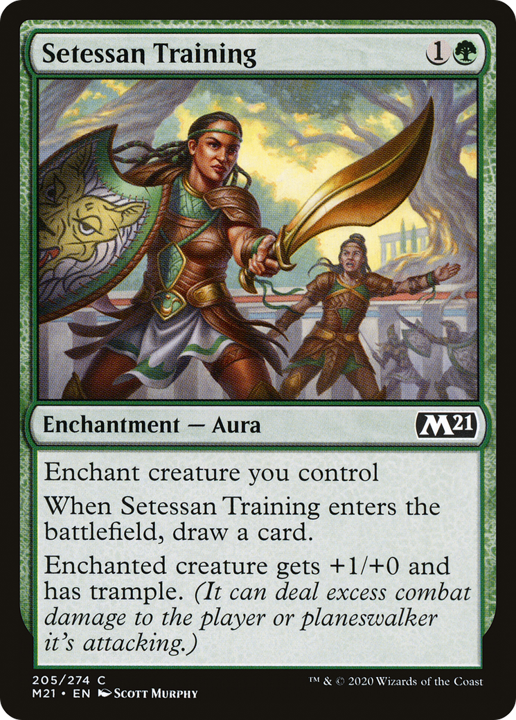 Setessan Training (M21-205) - Core Set 2021 Foil