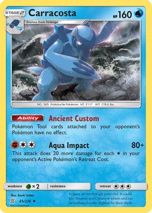 Carracosta 045/236 - SM  Unified Minds