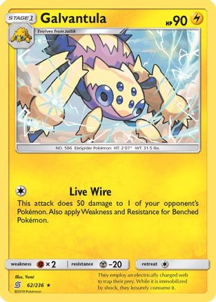 Galvantula 062/236 - SM  Unified Minds Reverse Holofoil
