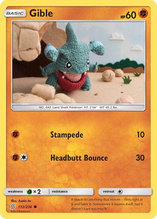 Gible 112/236 - SM  Unified Minds