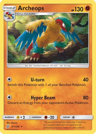Archeops 121/236 - SM  Unified Minds Reverse Holofoil