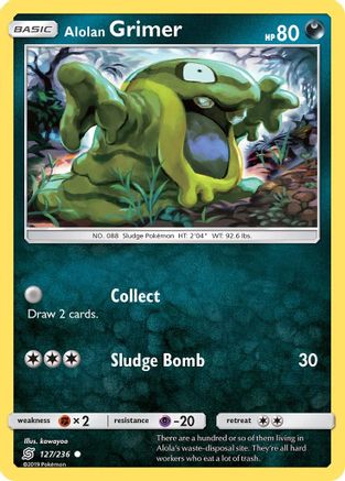 Alolan Grimer 127/236 - SM  Unified Minds Reverse Holofoil