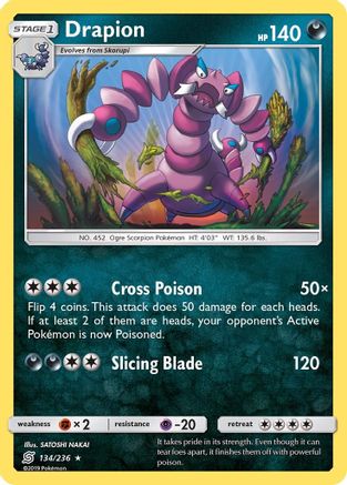 Drapion 134/236 - SM  Unified Minds
