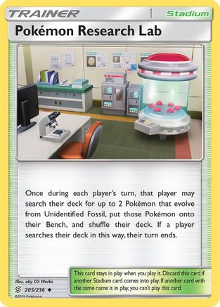Pokemon Research Lab 205/236 - SM  Unified Minds