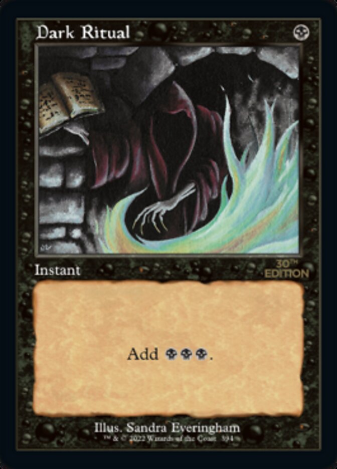 Dark Ritual (Retro Frame) (30A-394) - 30th Anniversary Edition