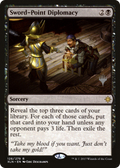 Sword-Point Diplomacy (PPM20-126P) - Ixalan Promos Foil