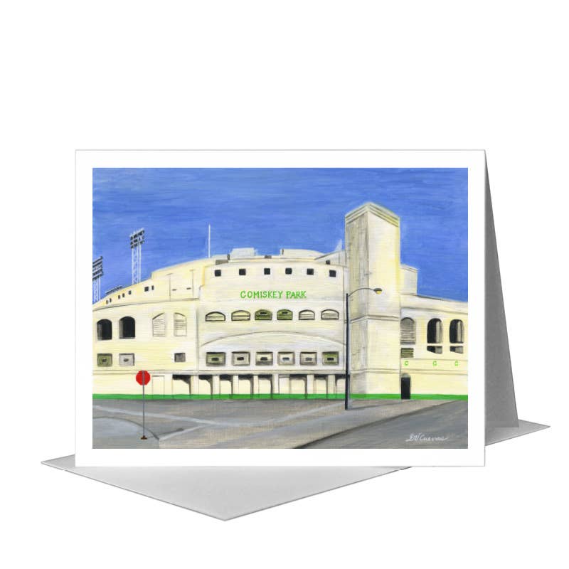 Comiskey Park, Chicago, Greeting Card (#7650A)