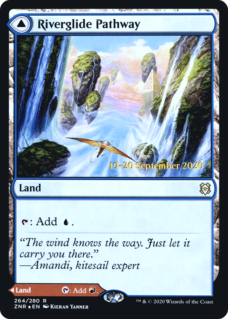 Riverglide Pathway // Lavaglide Pathway (PRE-264S) - Zendikar Rising Promos Foil