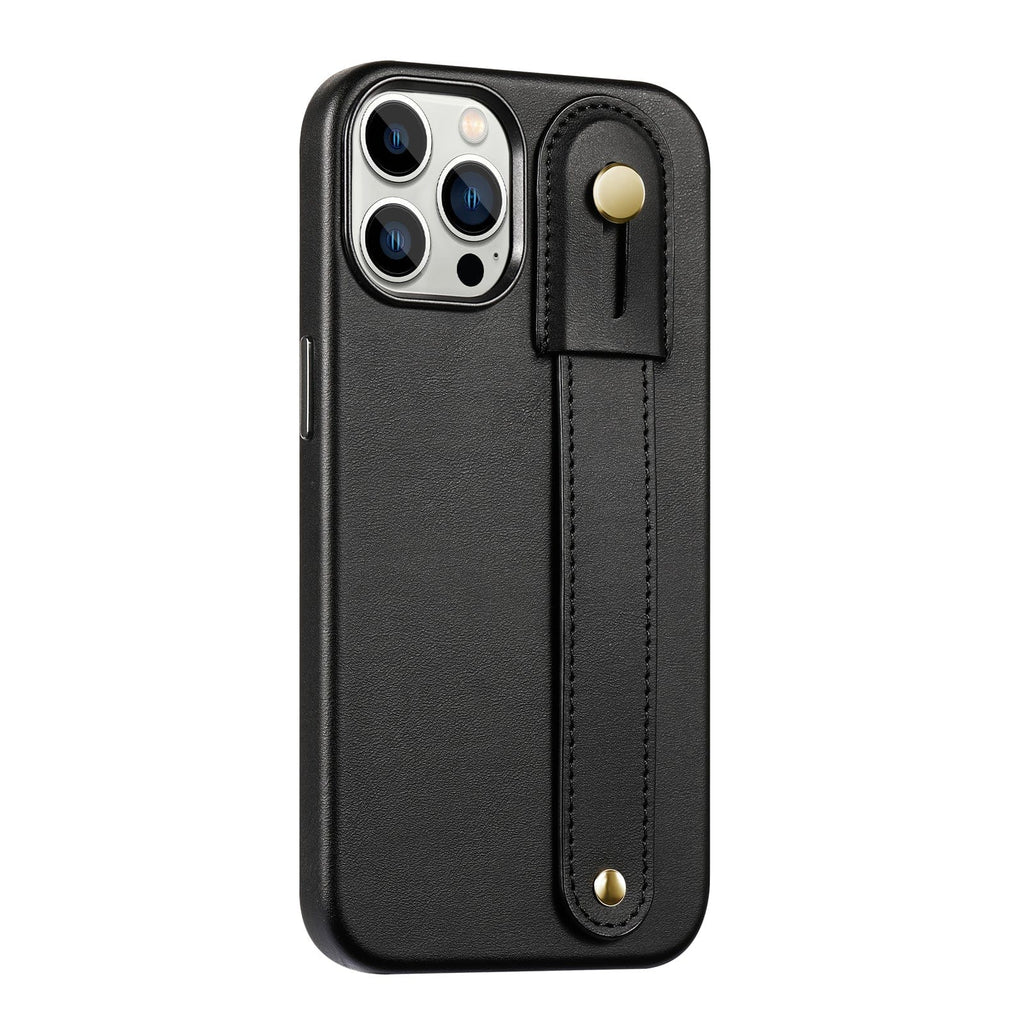 Indy Series Leather FingerGrip Case - iPhone 14 Pro