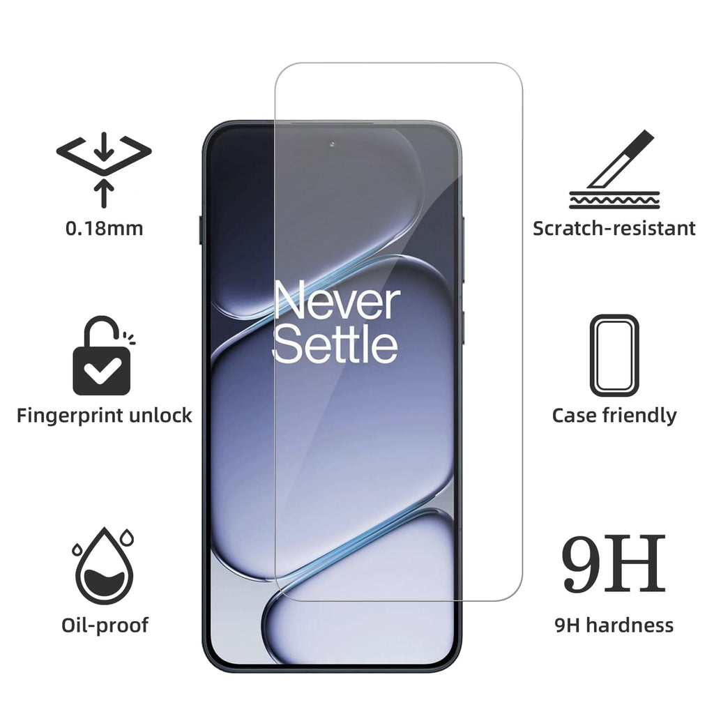 OnePlus 15R Screen Protector - Ultra-Strong Tempered Glass | ZeroDamage