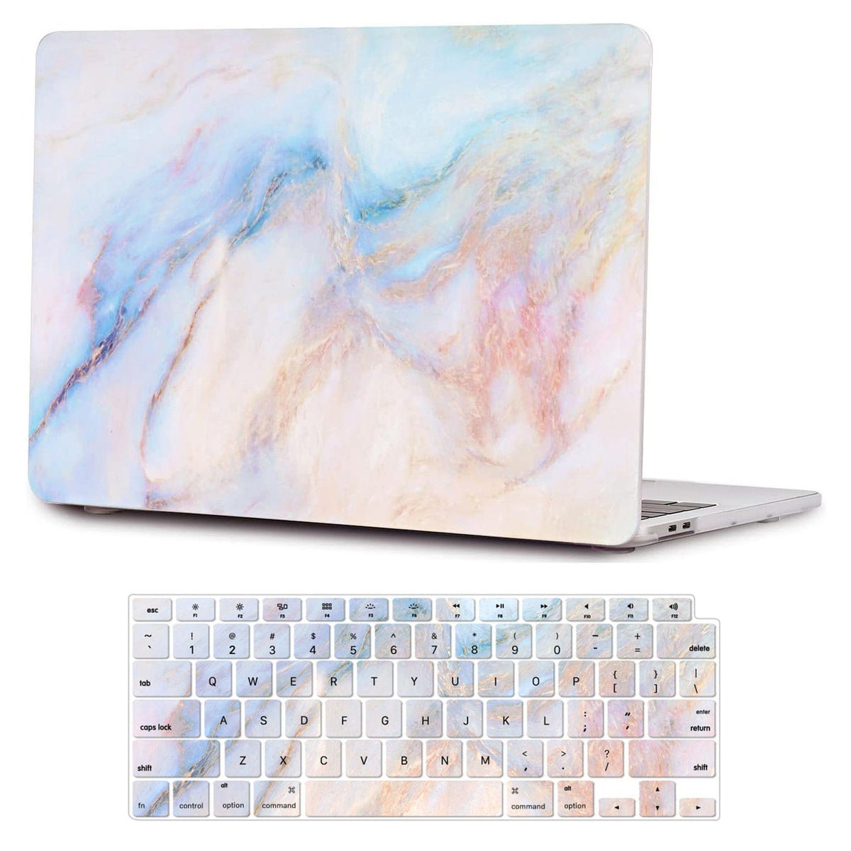 MacBook Pro 14-inch (M1–M5, M5 Pro/M5 Max) Case - Hybrid-Flex Blue Marble