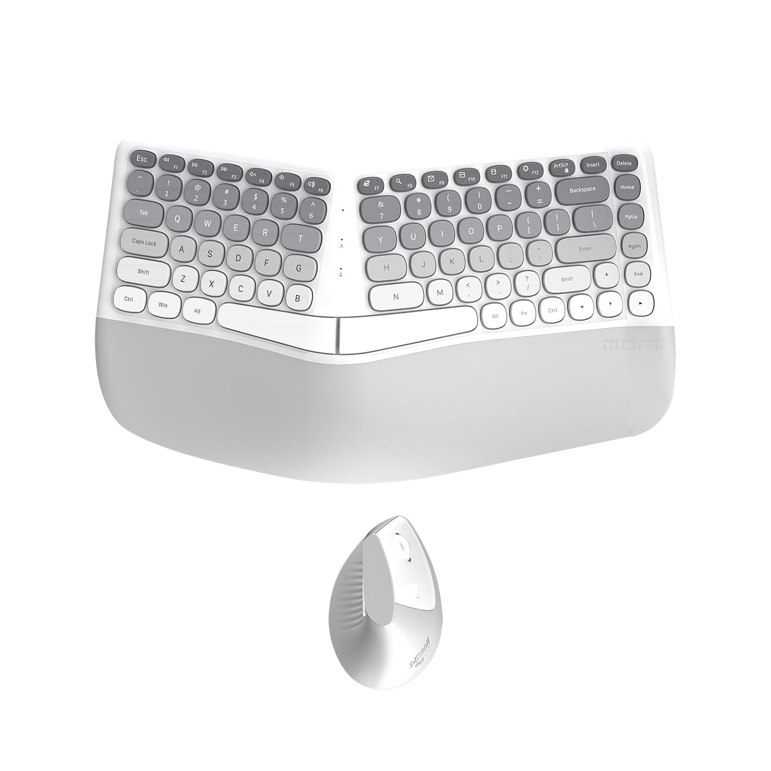 Wireless Keyboard & Mouse Combo - 85-Key RGB Keyboard
