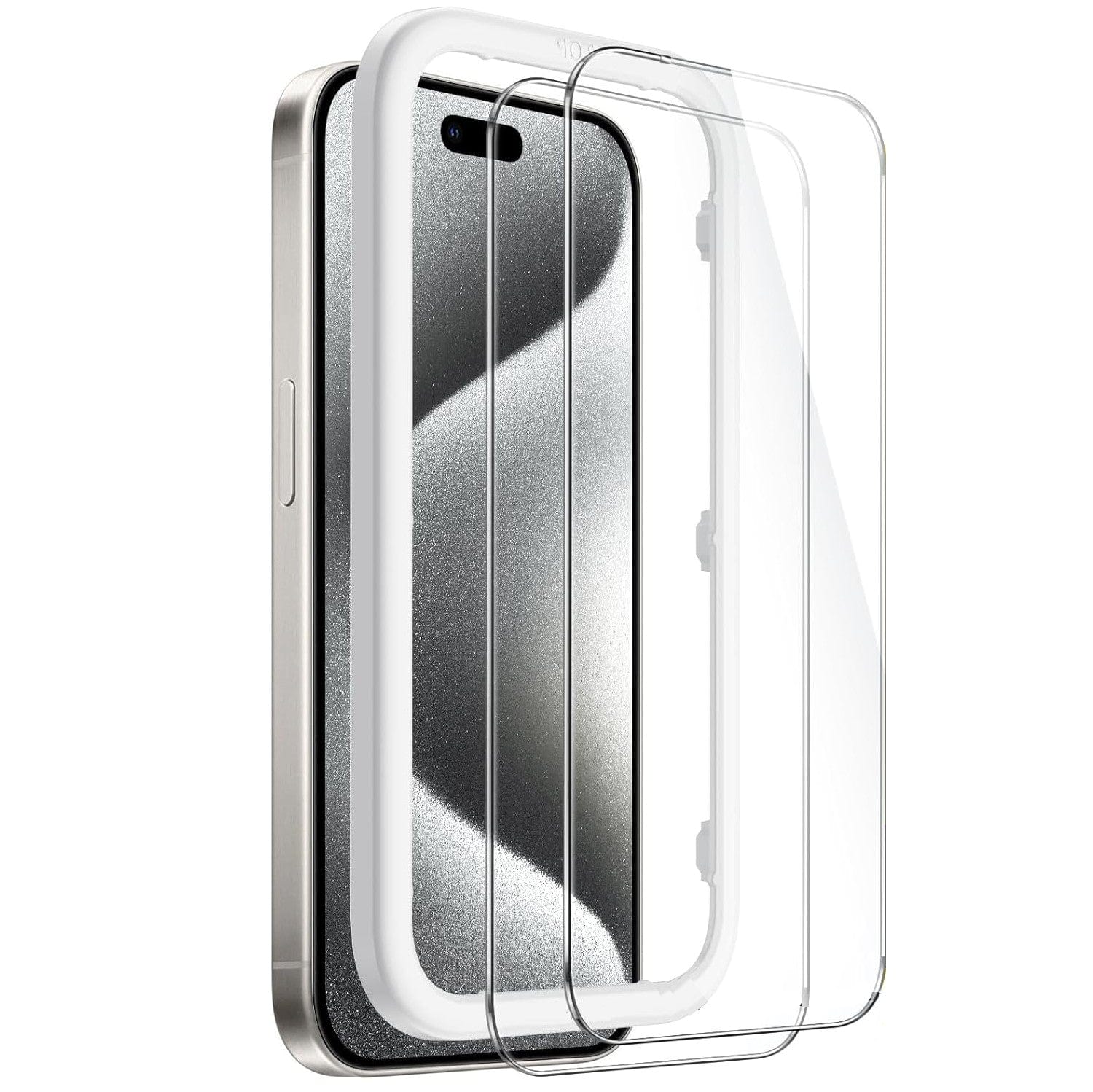 iPhone 15 Pro Tempered Glass Screen Protector - 2-Pack, Anti-Fingerprint | ZeroDamage