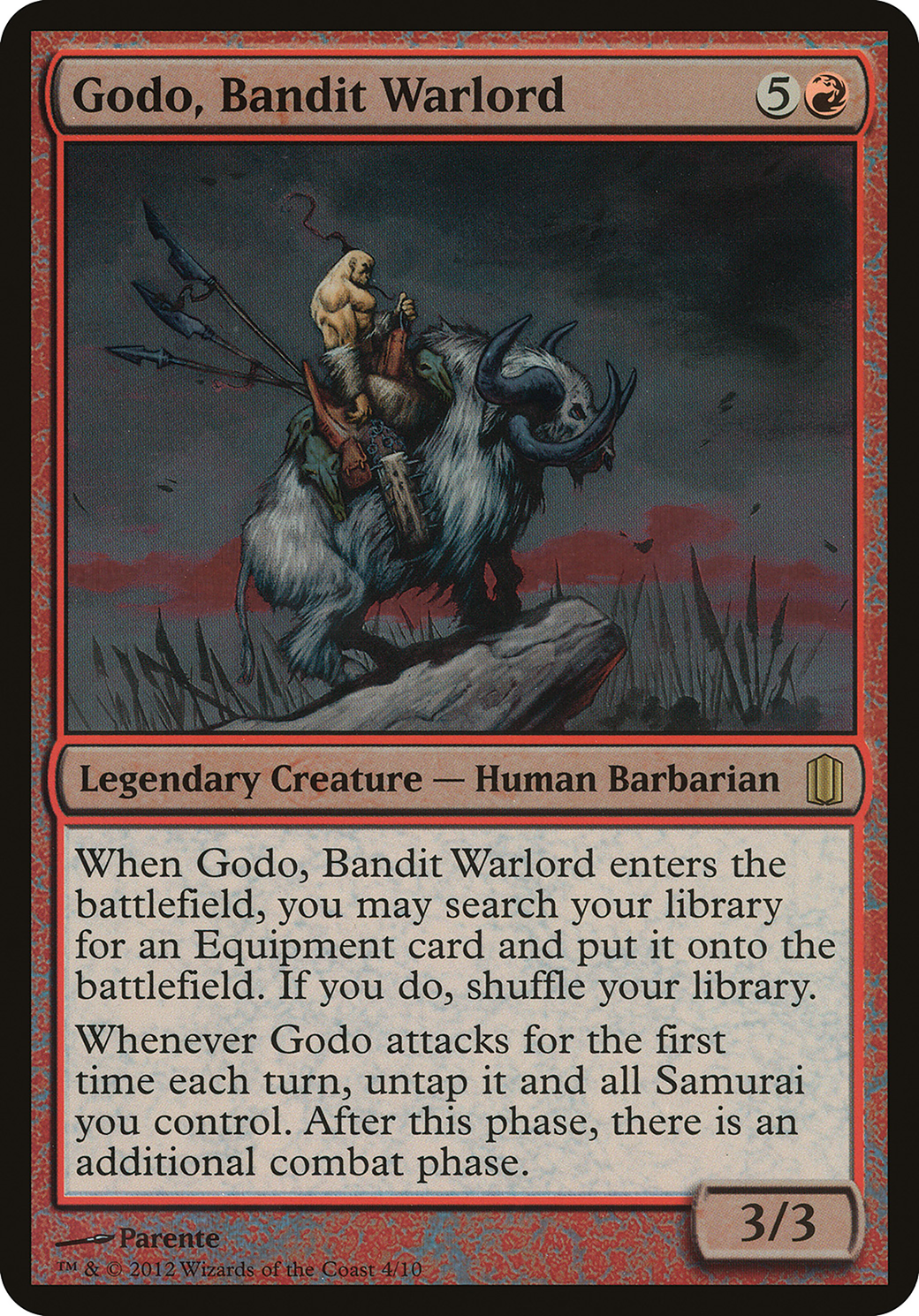 Godo, Bandit Warlord (OVER-004) - Commander's Arsenal Oversized Foil