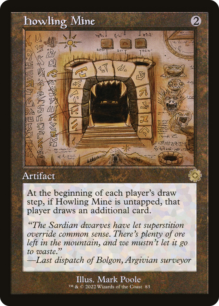 Howling Mine (BRR-083) - The Brothers' War Retro Artifacts Foil