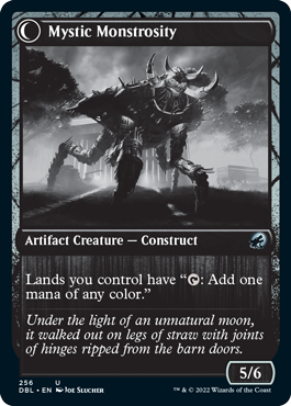Mystic Skull // Mystic Monstrosity (DBL-256) - Innistrad: Double Feature: (Double Faced Transform)