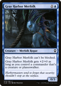 Gray Harbor Merfolk (CLB-075) - Commander Legends: Battle for Baldur's Gate