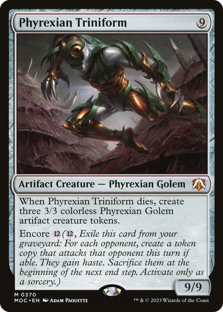 Phyrexian Triniform (MOC-370) - March of the Machine Commander