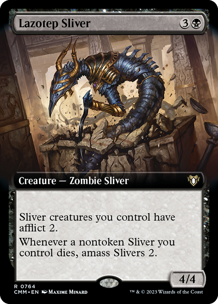 Lazotep Sliver (CMM-764) - Commander Masters: (Extended Art) Foil