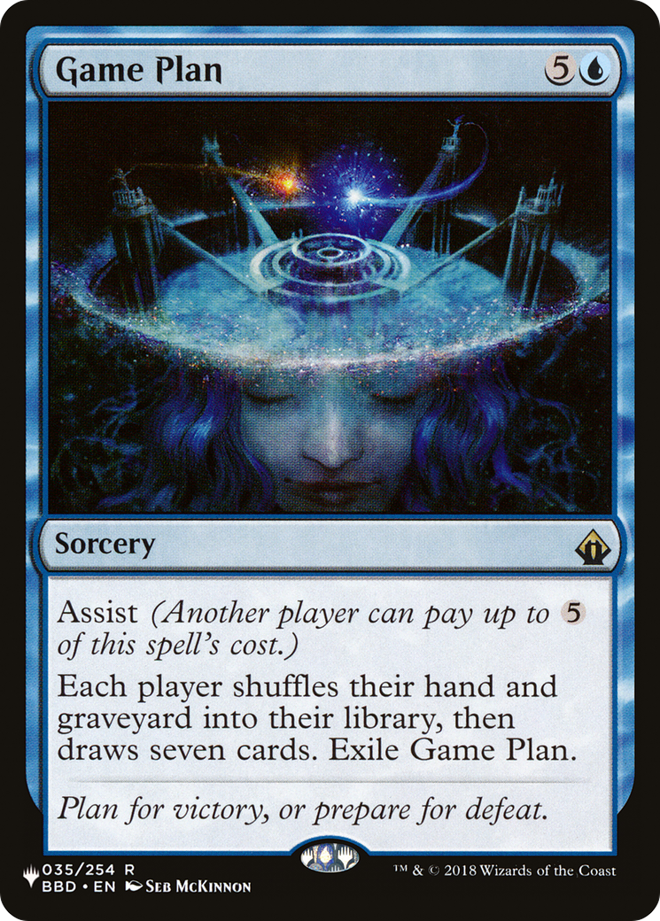 Game Plan (LIST-BBD-35) - The List