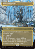 Three Tree City (BLB-340) - Bloomburrow (Borderless) Foil