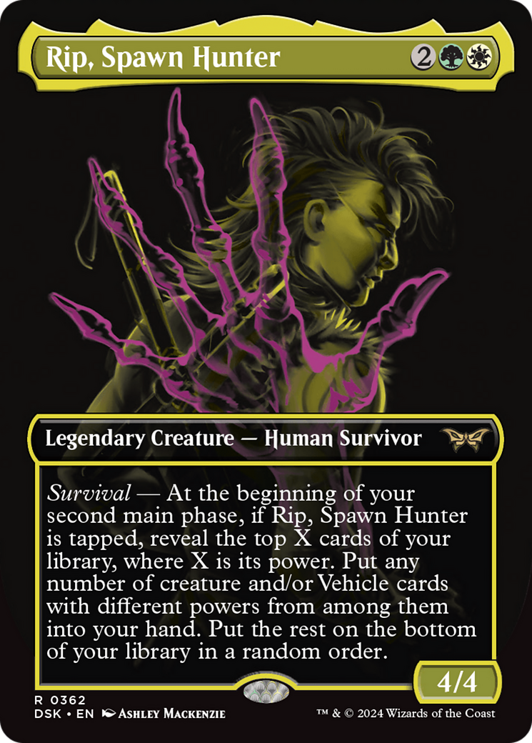 Rip, Spawn Hunter (DSK-362) - Duskmourn: House of Horror (Borderless)