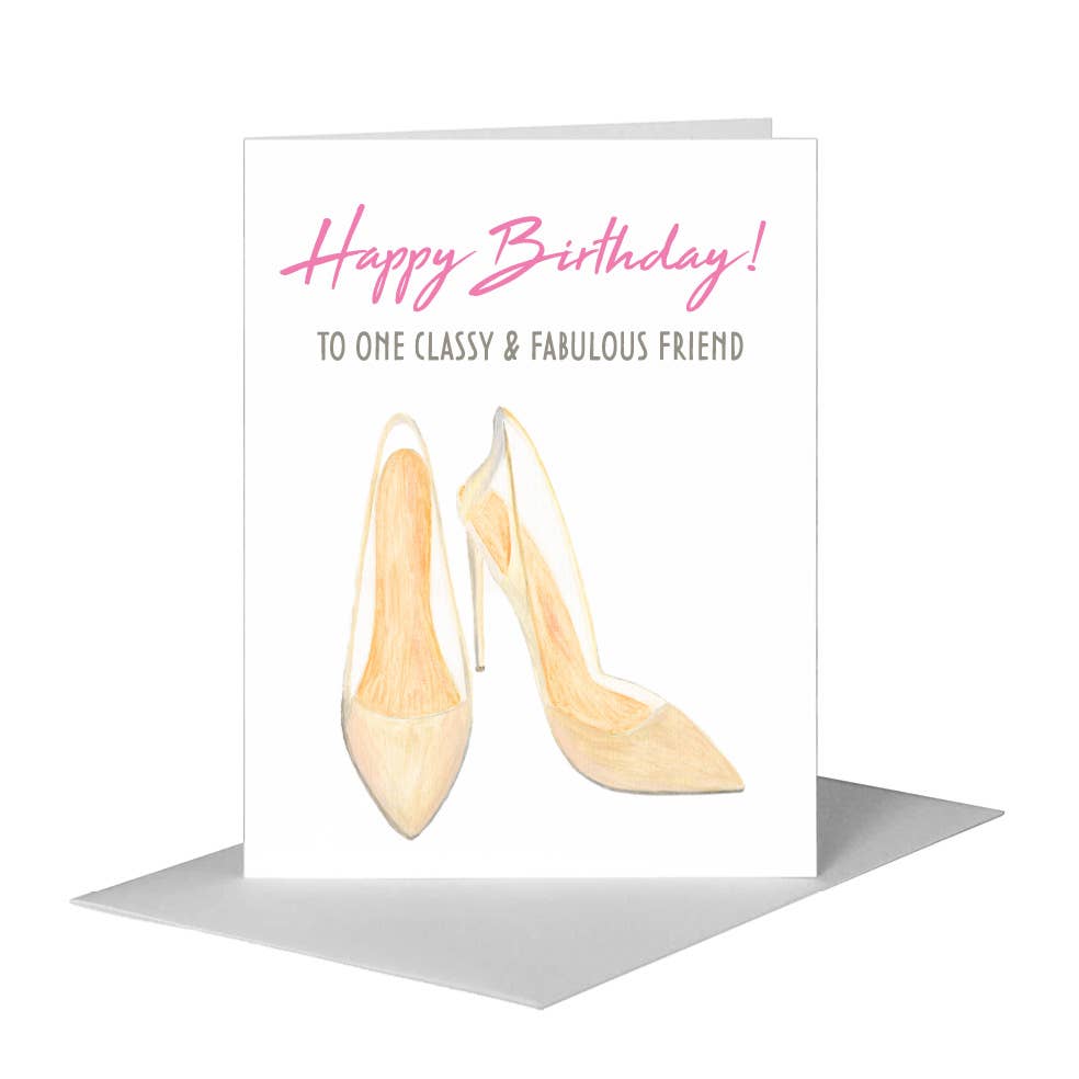 Nude Heel, Greeting Card (#8468A)