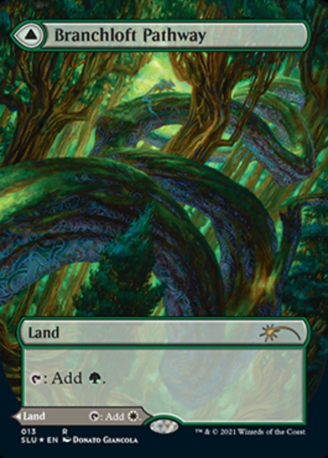 Branchloft Pathway // Boulderloft Pathway (SLU-013) - Secret Lair: Ultimate Edition: (Showcase) (Borderless) Foil