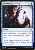Thirst for Knowledge (CMR-103) - Commander Legends Foil