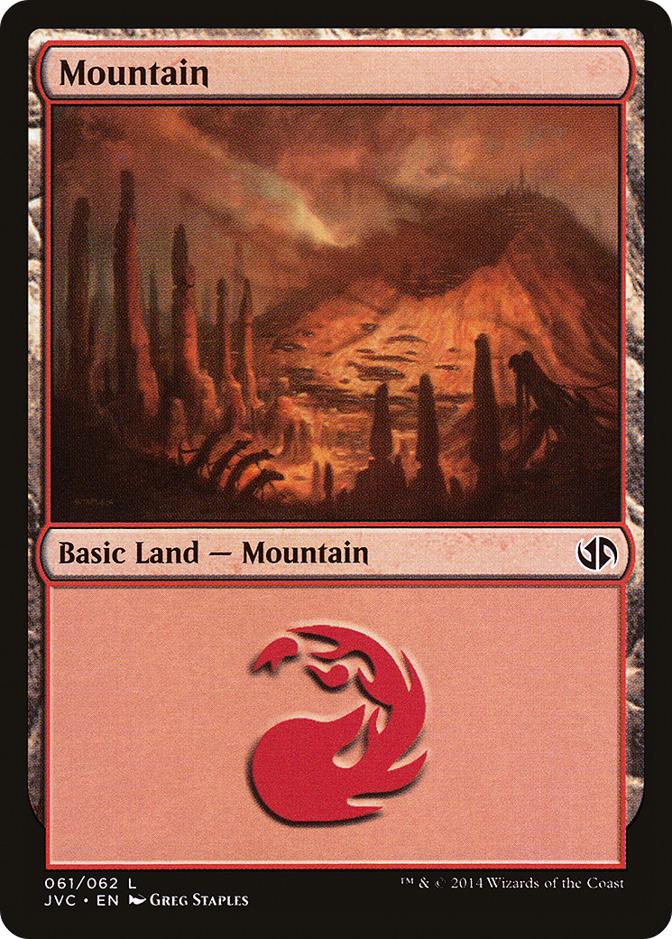 Mountain (DD3-061) - Duel Decks Anthology: Jace vs. Chandra