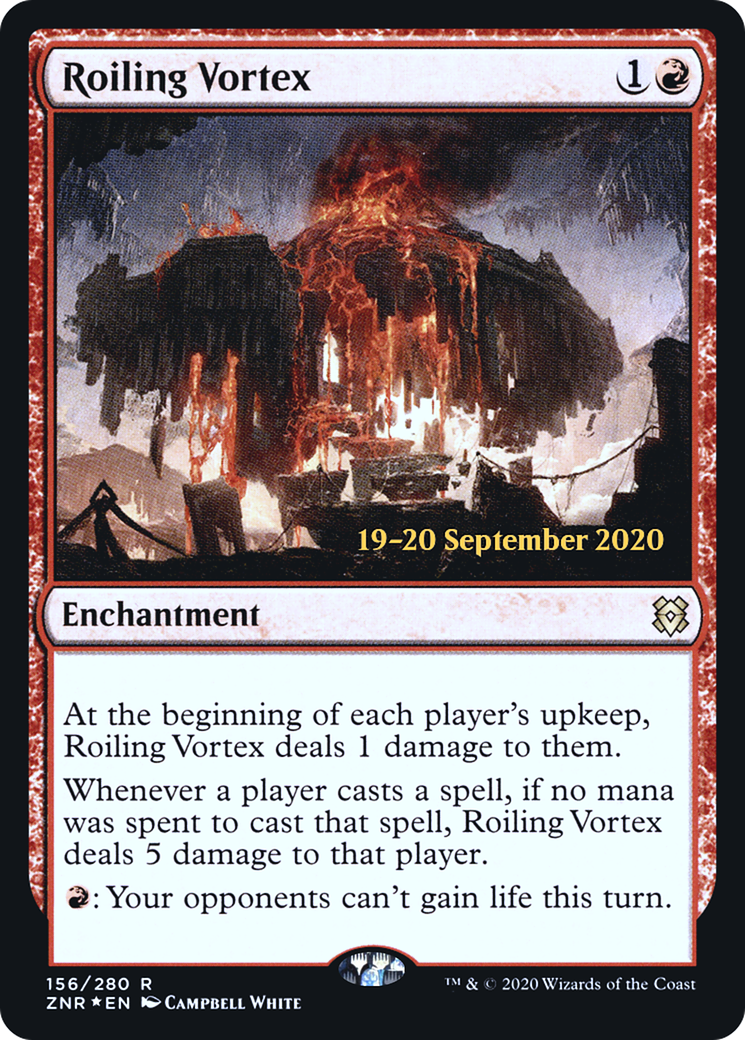 Roiling Vortex (PRE-156S) - Zendikar Rising Promos Foil