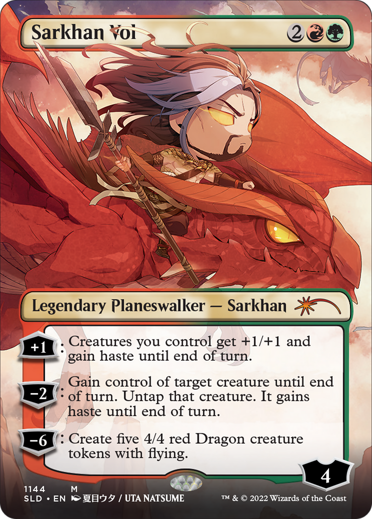Sarkhan Vol (SLD-1144) - Secret Lair Drop (Borderless) Foil